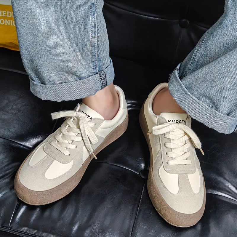 Men Fashion Patchwrok Flat Casual Sneakers