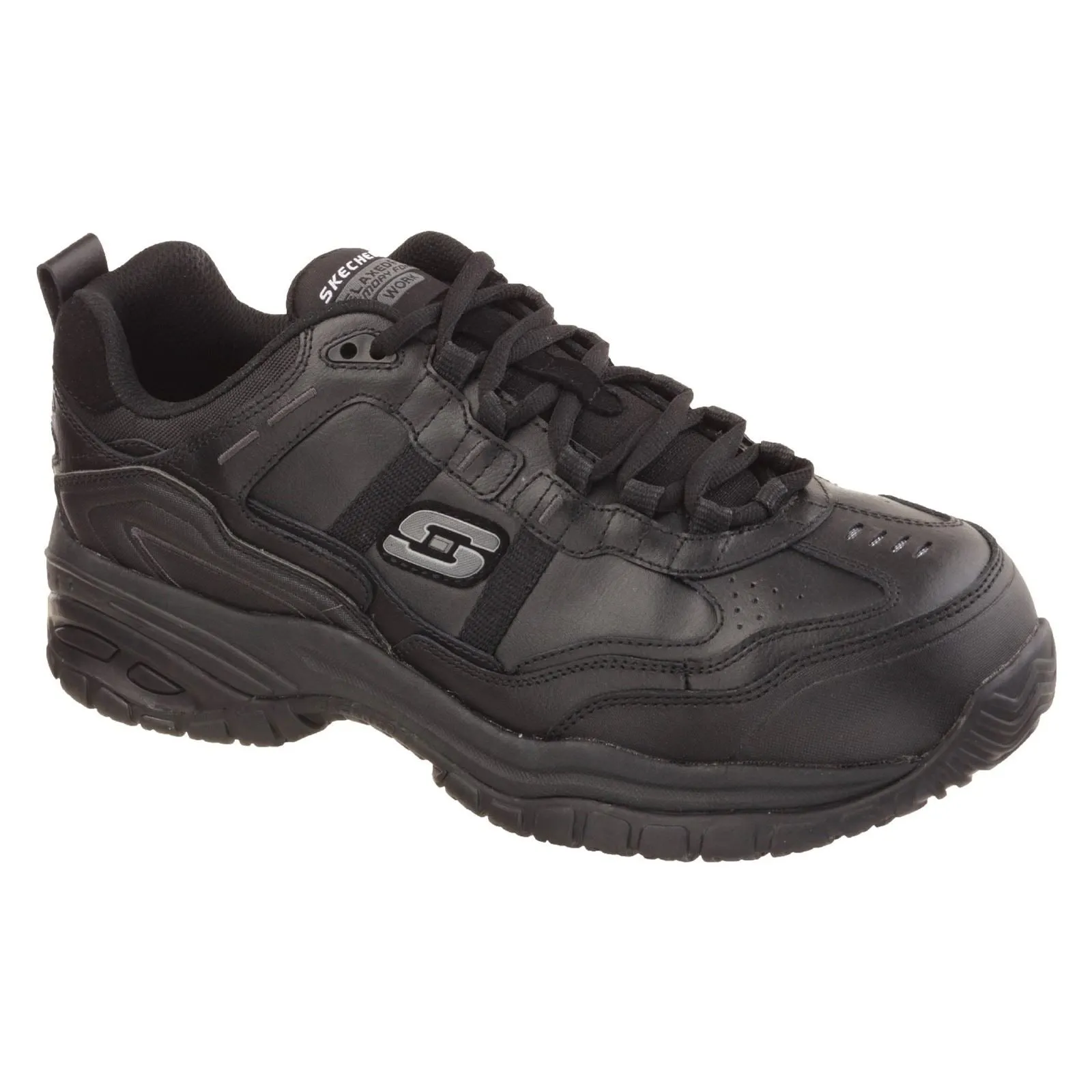 Men's Wide Fit Skechers 77013EC Soft Stride Grinnell Safety Trainers