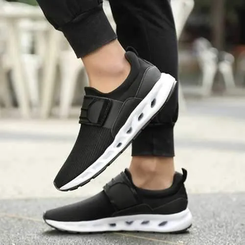 Mesh Hook Loop Breathable Soft Sole Casual Sneakers