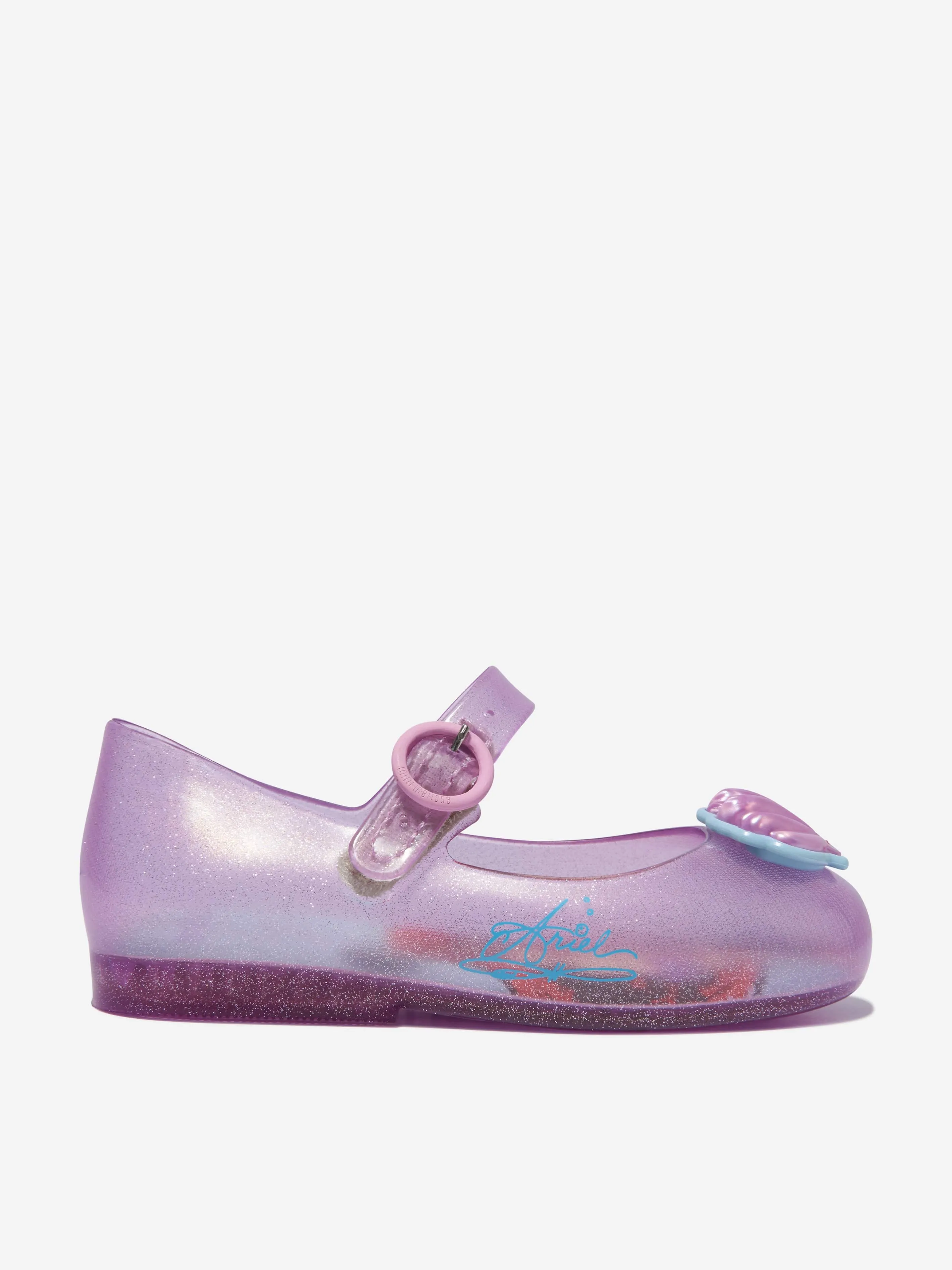 Mini Melissa Girls Princess Sweet Love Ariel Jelly Shoes