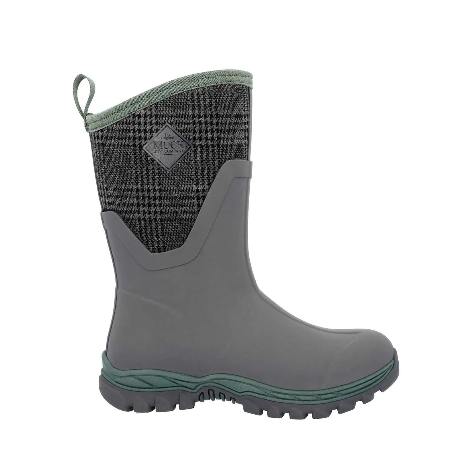 Muck Boots Arctic Sport II Neoprene Grey/Plaid Wellington Boots