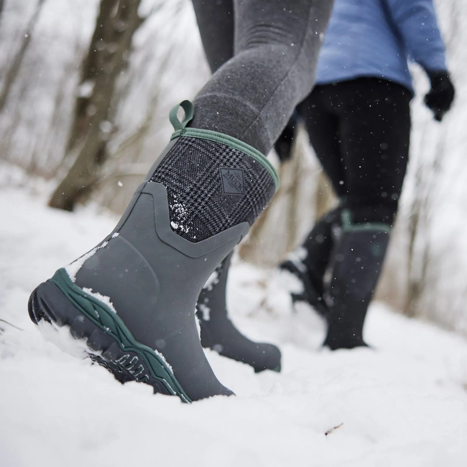 Muck Boots Arctic Sport II Neoprene Grey/Plaid Wellington Boots