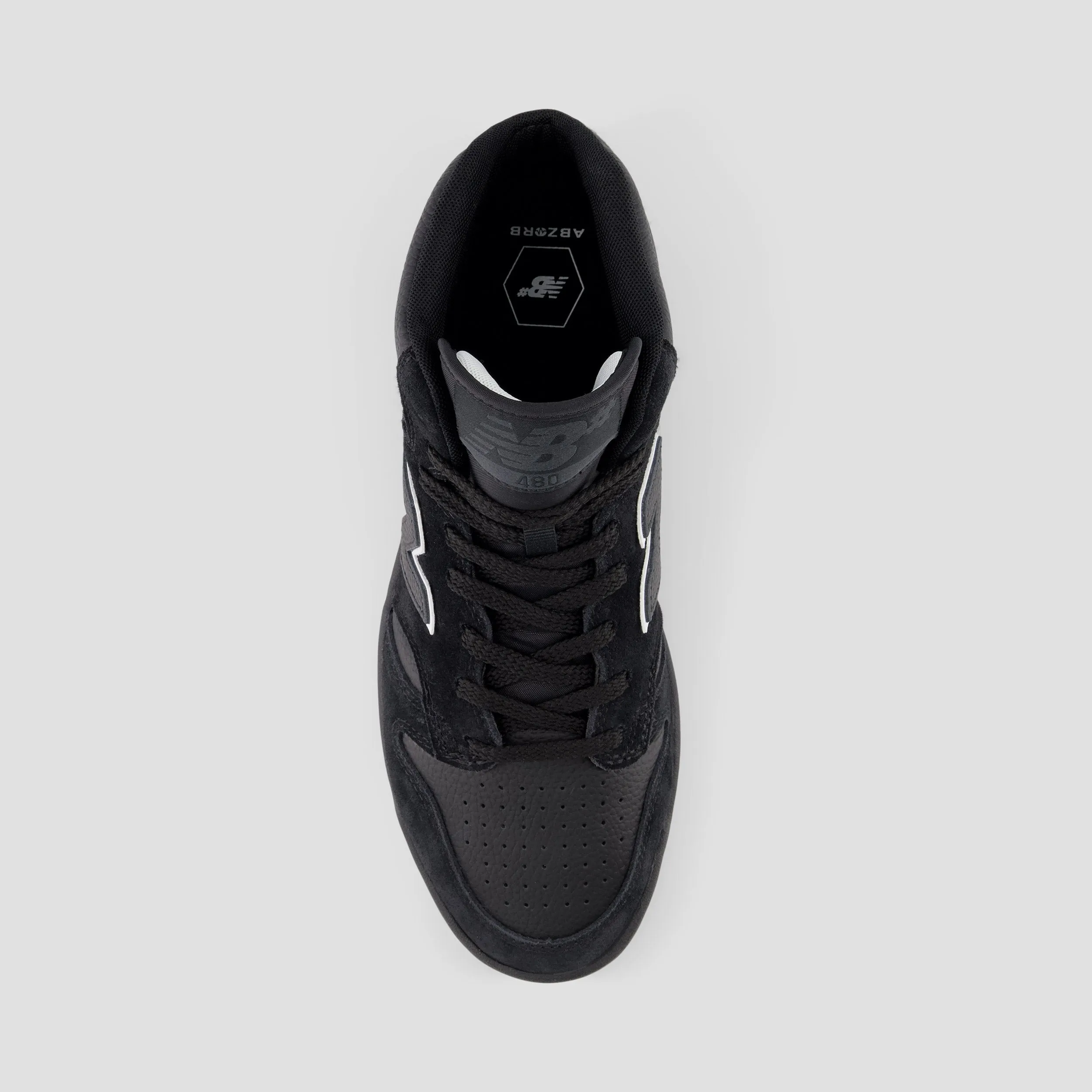 New Balance 480 Hi Skate Shoes Black