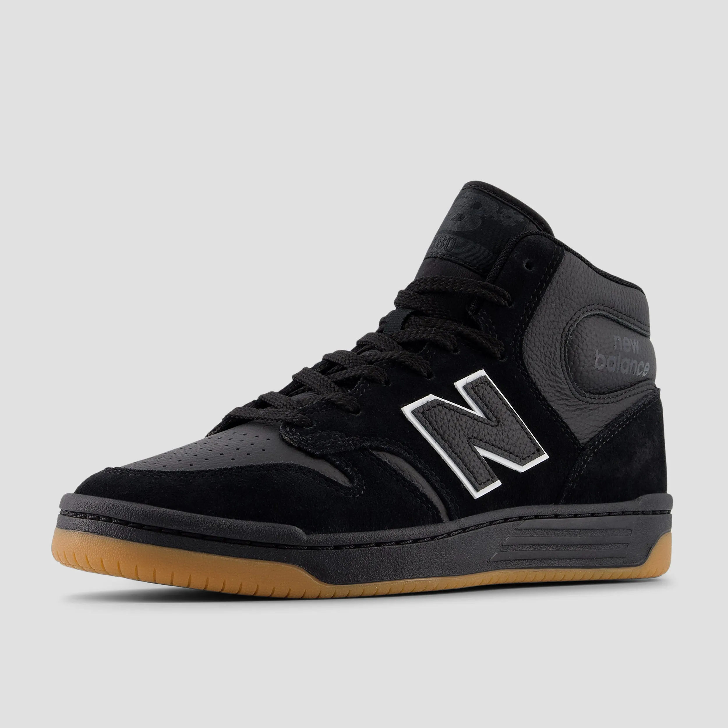 New Balance 480 Hi Skate Shoes Black