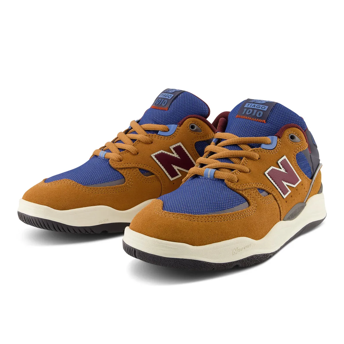 New Balance Numeric 1010 Tiago Lemos Skateboard Shoe - Camel/Burgundy