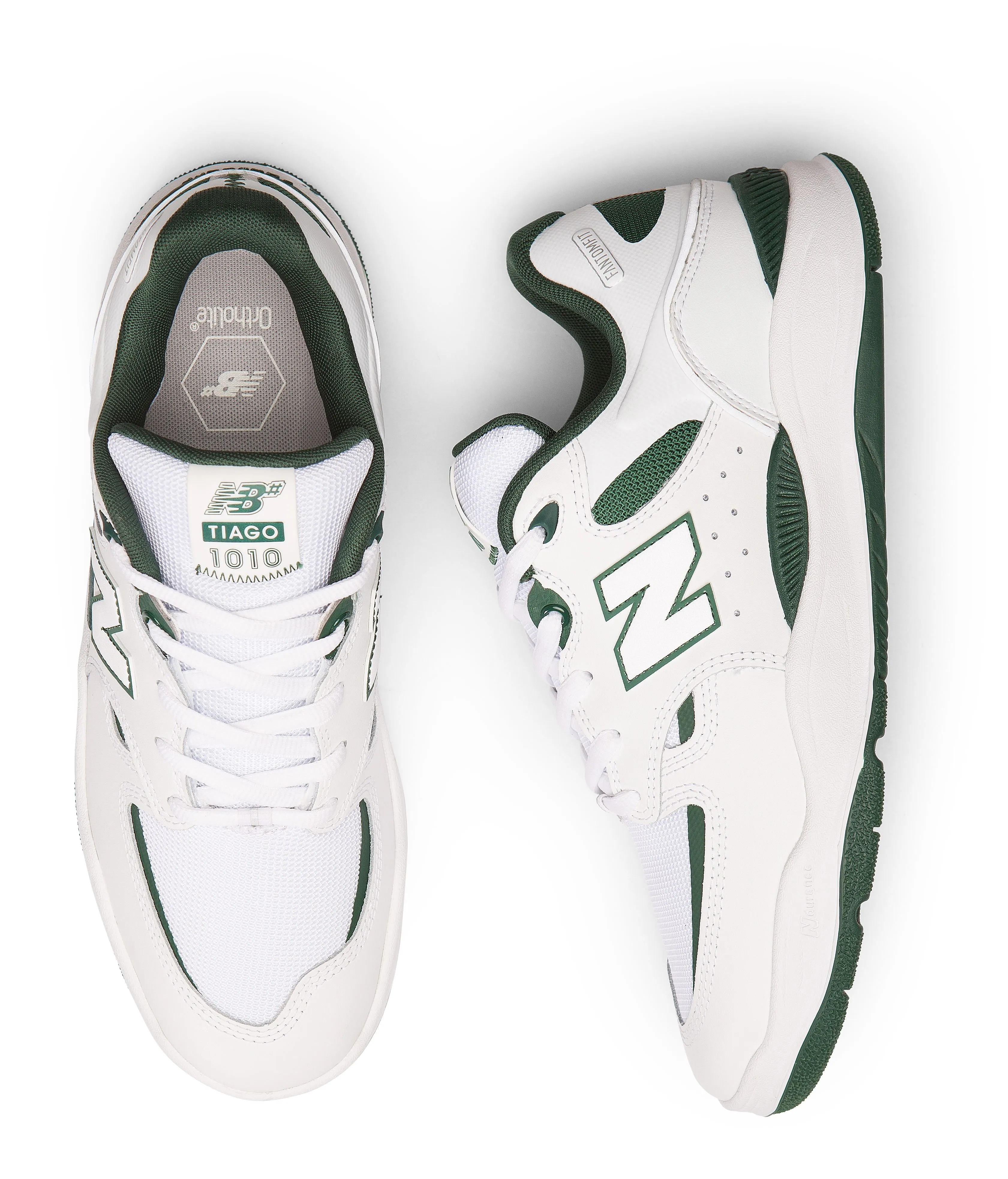 New Balance Numeric 1010 Tiago Lemos Skateboard Shoe - White/Green