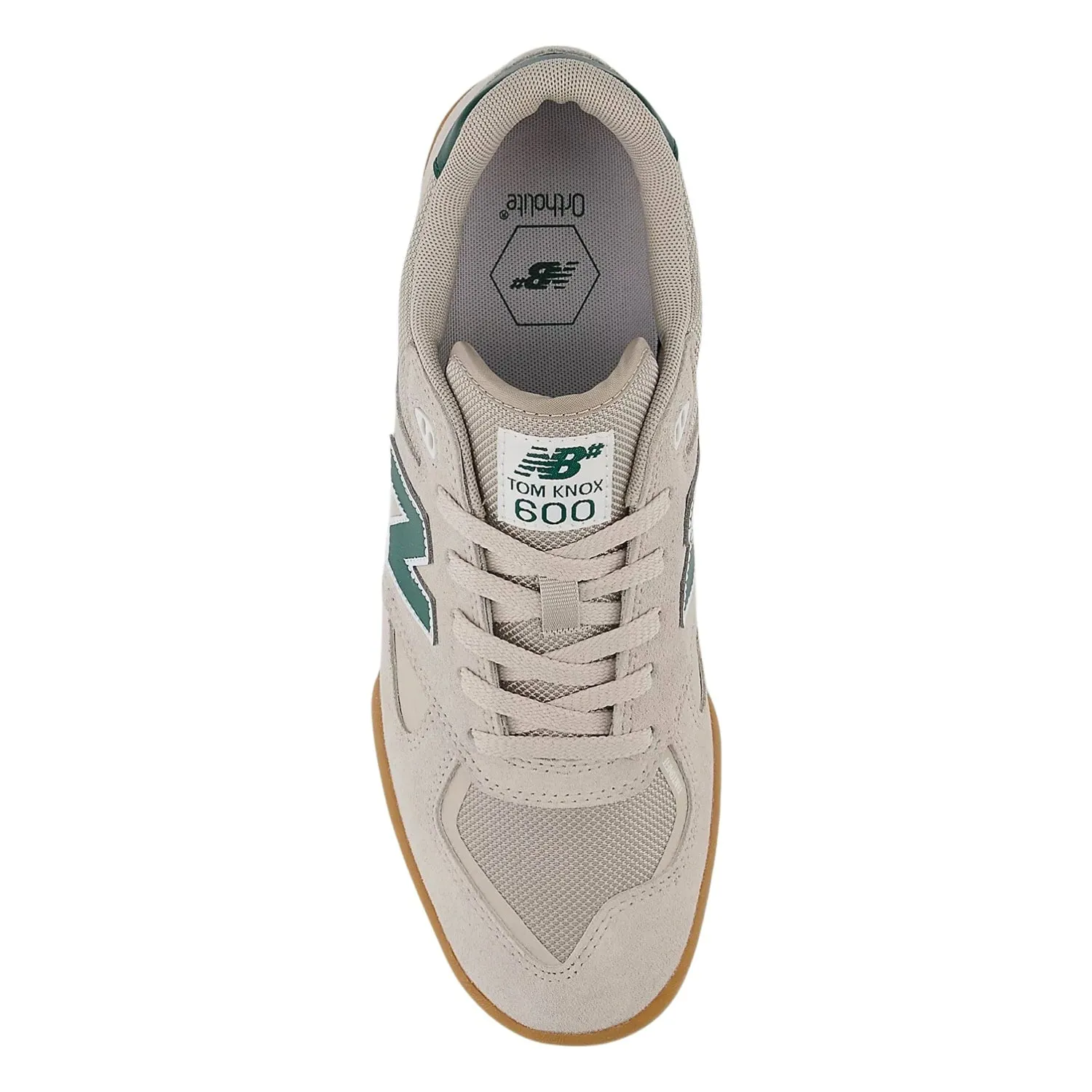 New Balance Numeric NM600 Tom Knox Skate Shoes - Timber Wolf/Forest Green