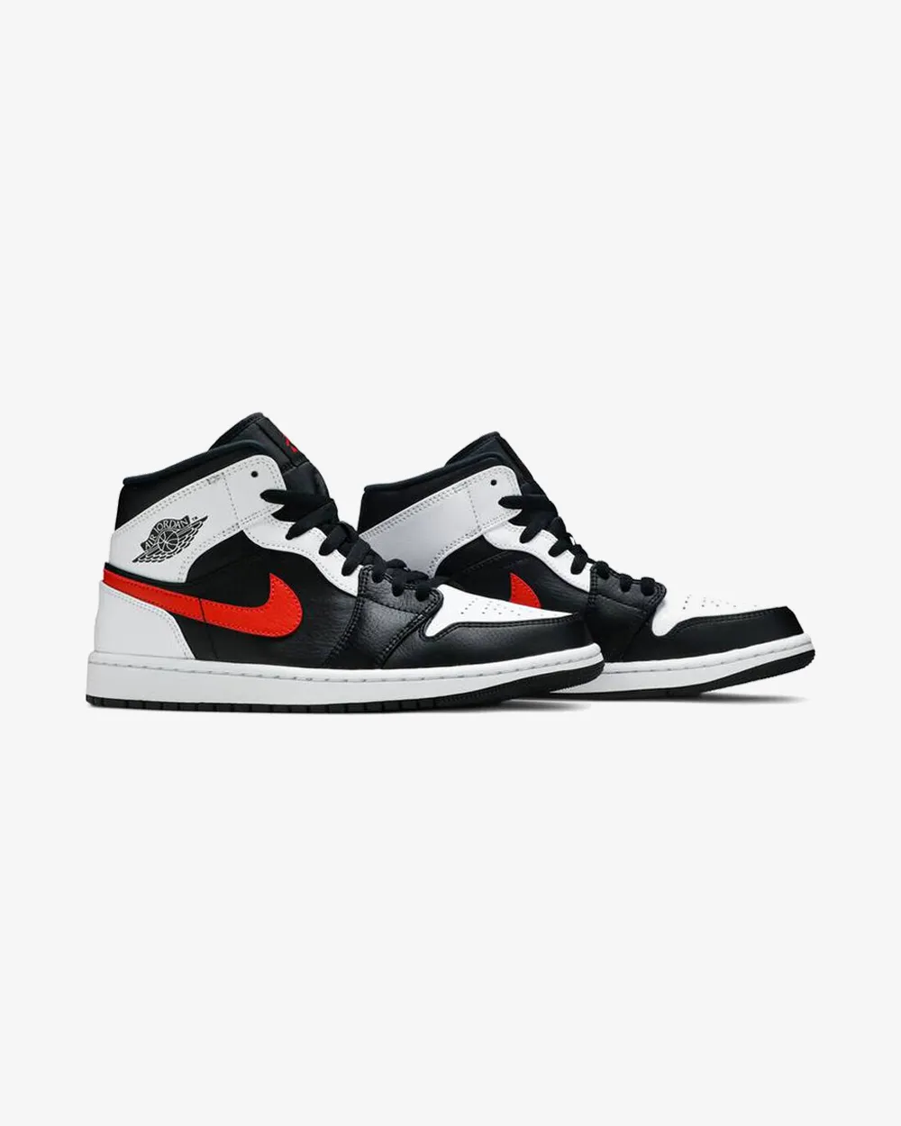 NIKE AIR JORDAN1 MID BLACK CHILE RED