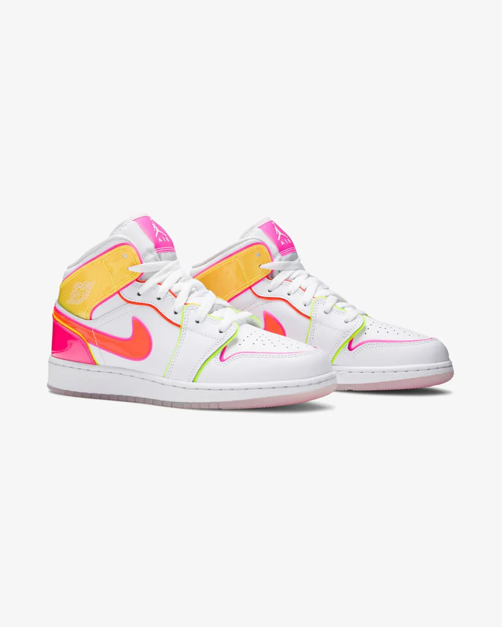 NIKE AIR JORDAN1 MID GS EDGE GLOW (NEW)