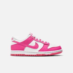 Nike Big Kids' Dunk Low Laser Fuchsia (GS)