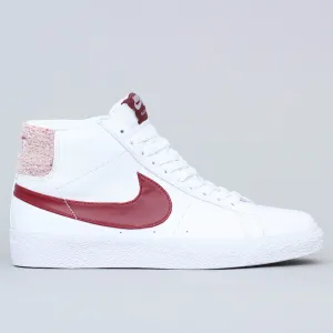 Nike SB Blazer Mid Premium Shoes White / Team Red