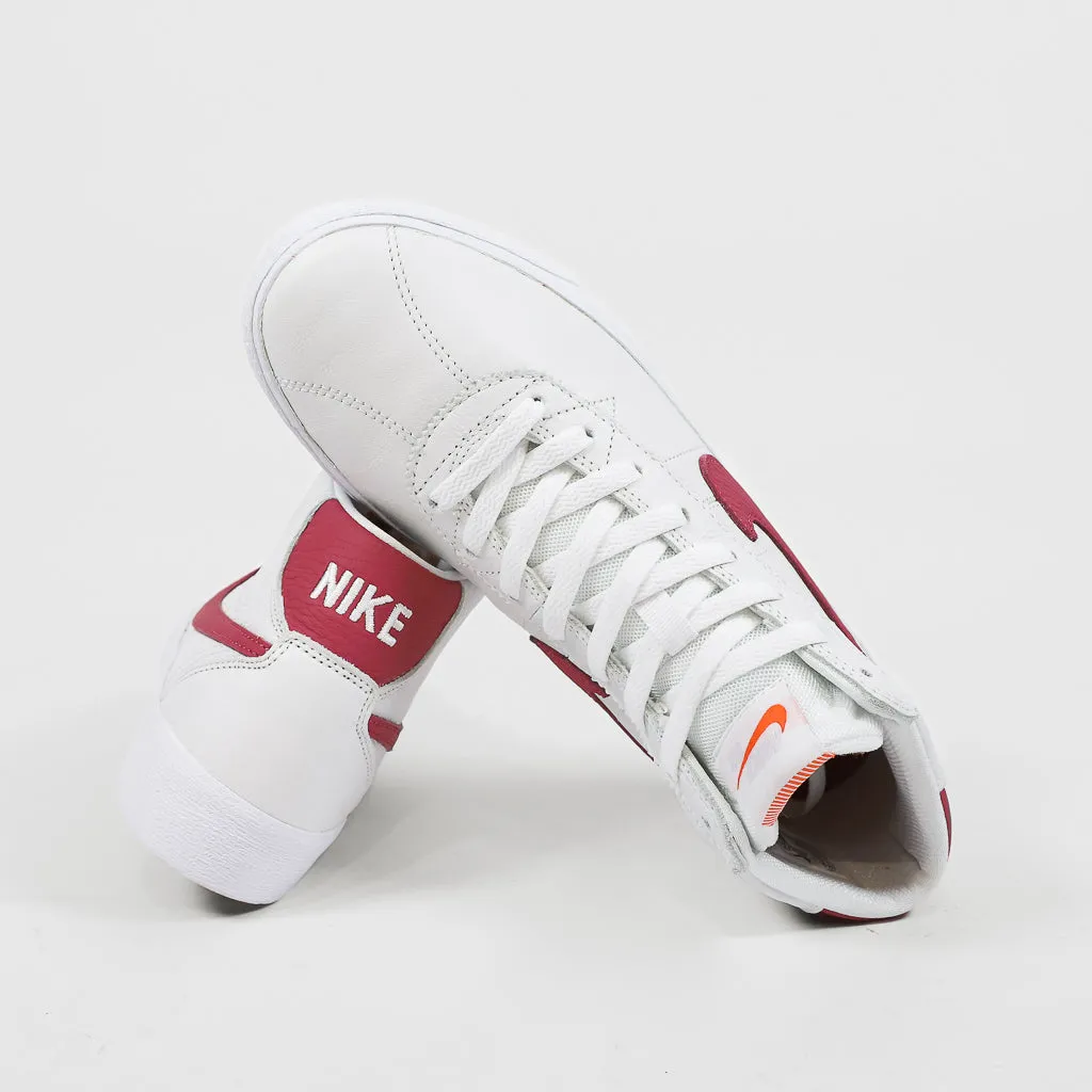 Nike SB - Bruin High Orange Label Shoes - White / Sweet Beet