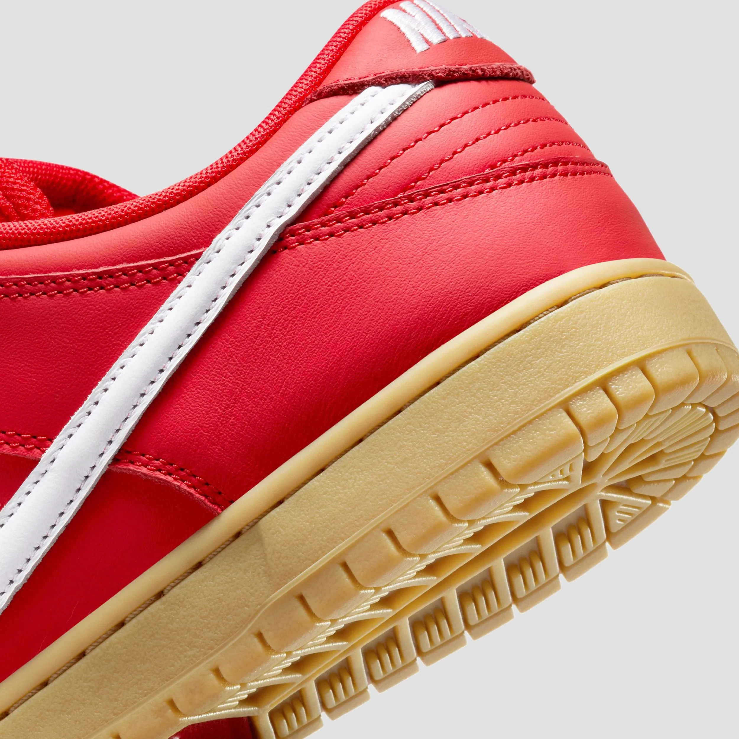 Nike SB Dunk Low Pro Skate Shoes University Red / White