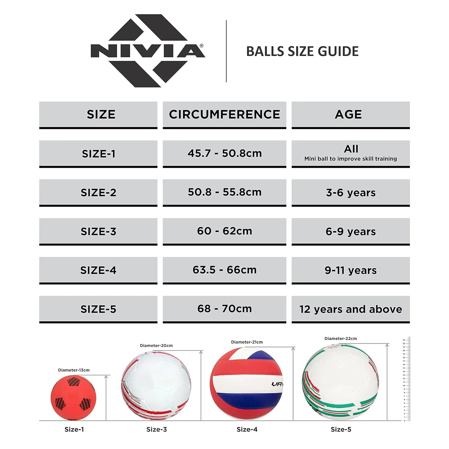 Nivia Country Colour Rubber Moulded Football