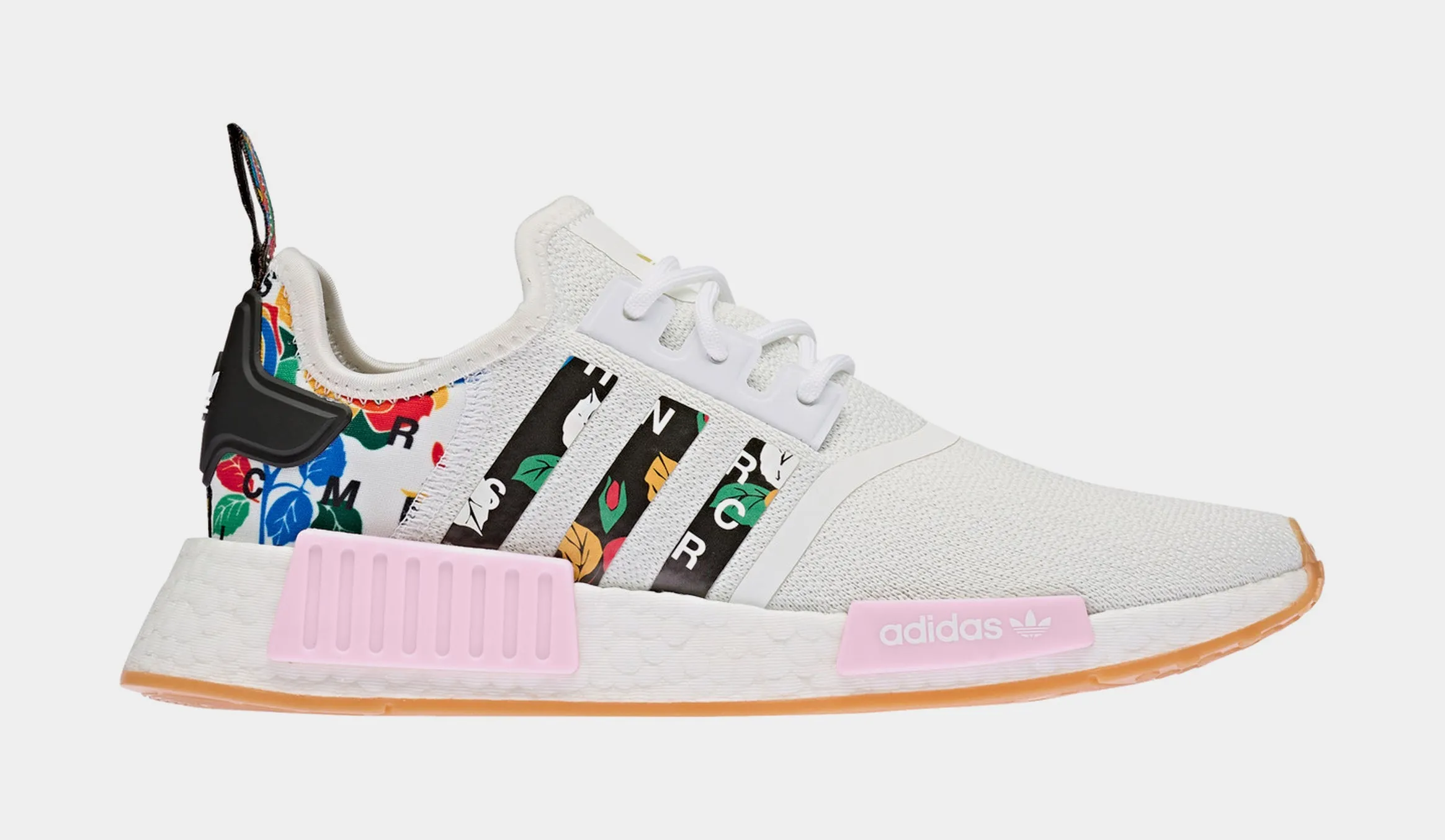 NMD_R1 Womens Running Shoes (White/Pink)