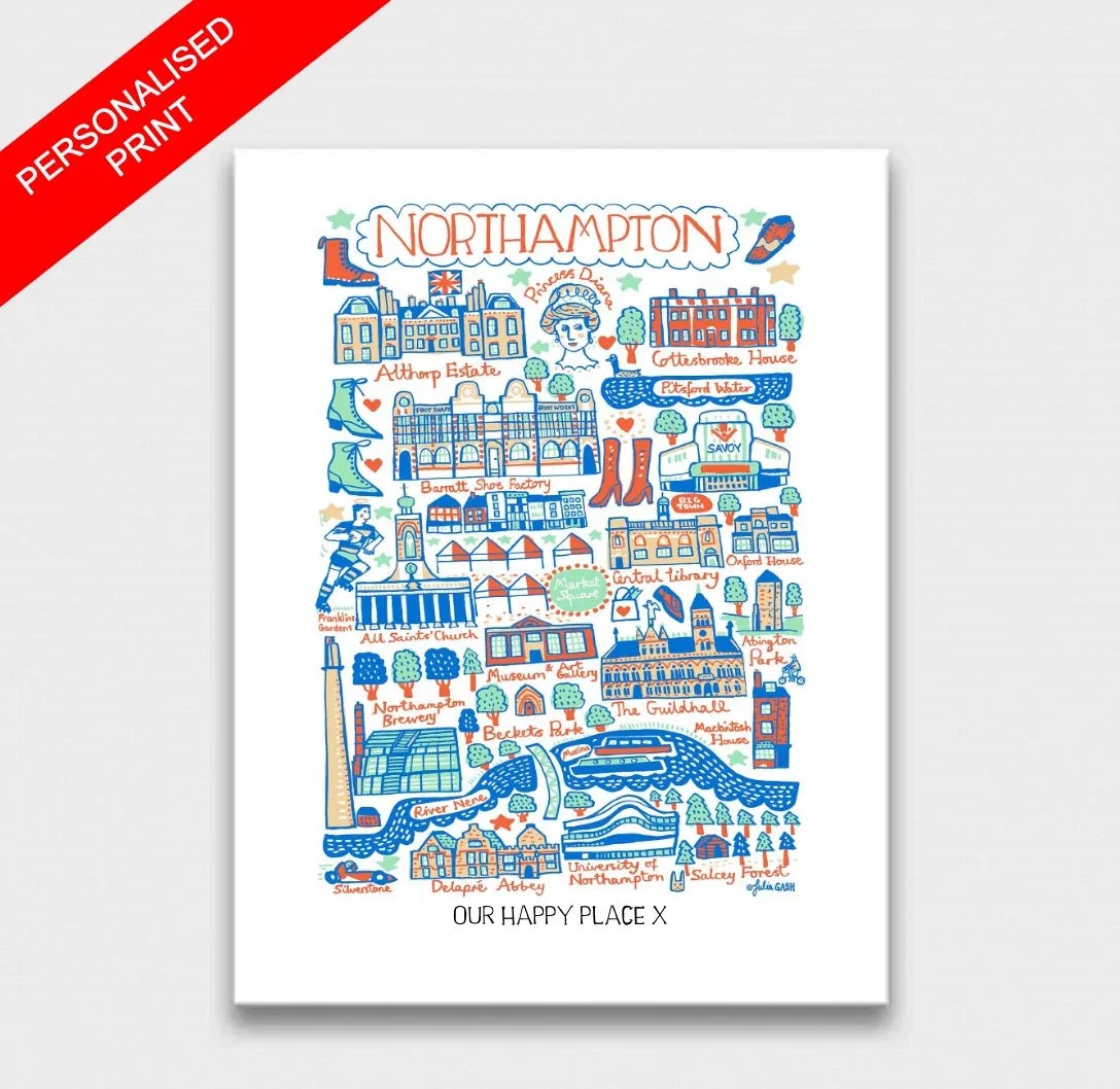 Northampton Art Print