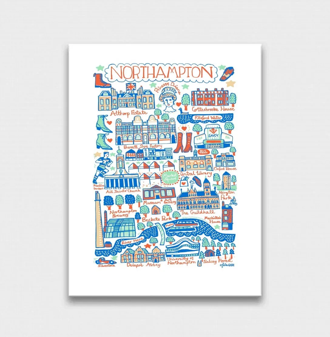 Northampton Art Print