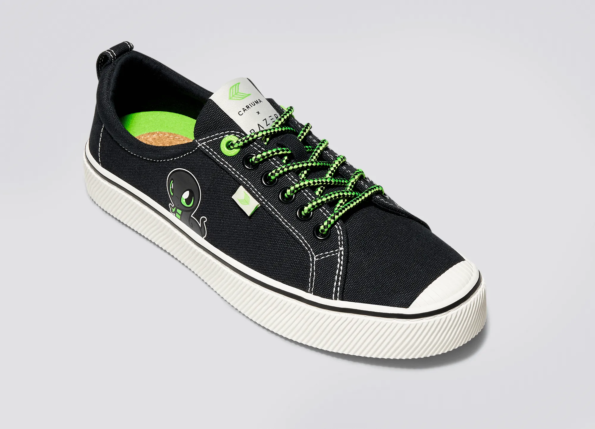 OCA Low Razer Black Canvas Sneaker Men