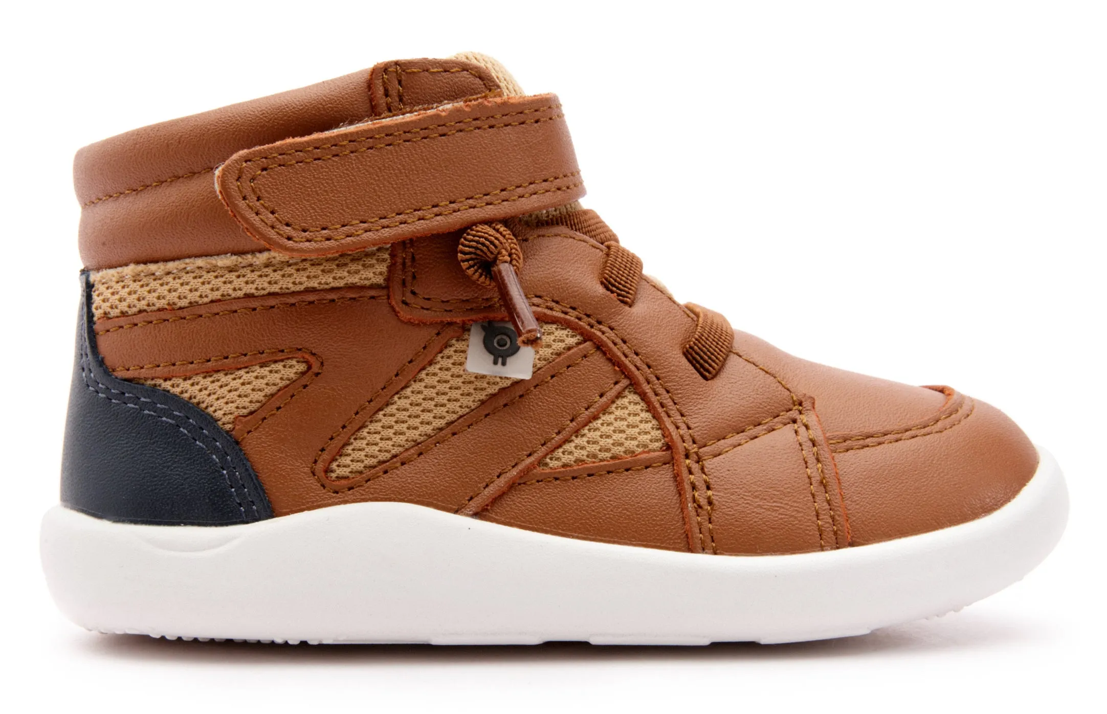 Old Soles Boy's & Girl's 8002 High Ground Sneakers - Tan/Navy