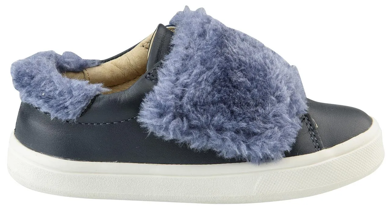 Old Soles Girl's and Boy's Fur Master, Navy/Blue Rinse