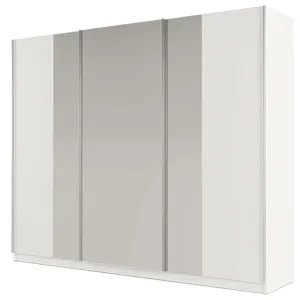 Parker 250cm Sliding Door Wardrobe White