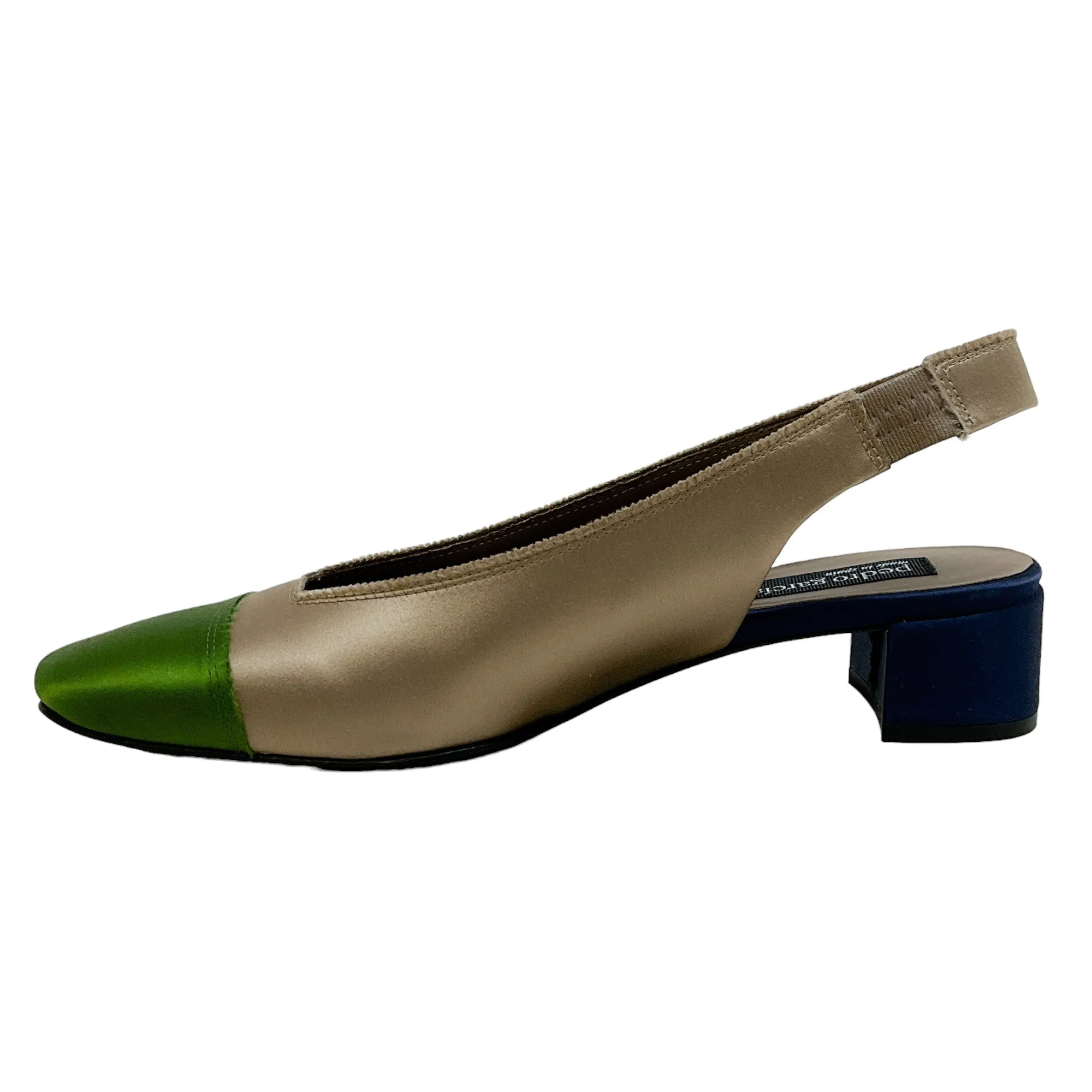 Pedro Garcia Taupe / Lentil Everly Slingback Pumps