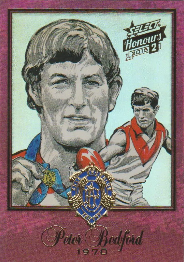 Peter Bedford, Brownlow Sketch, 2014 Select AFL Honours 2