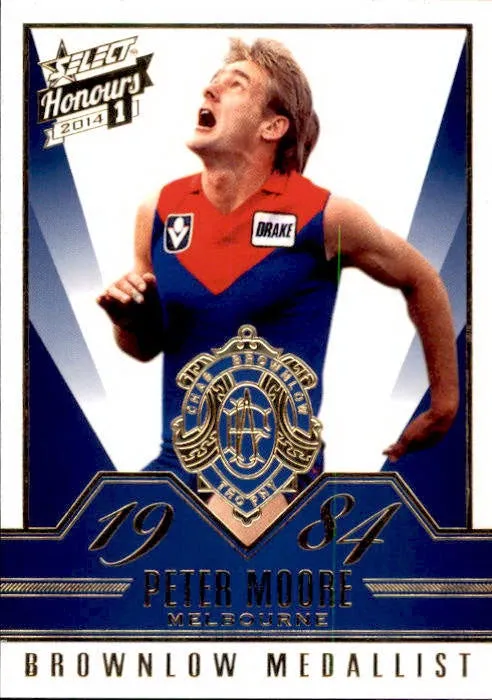 Peter Moore, Brownlow Gallery, 2014 Select AFL Honours 1