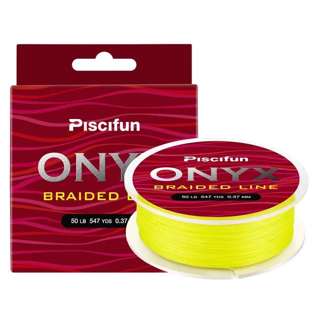 Piscifun 500M Braided Fishing Line 10lb 20lb 25lb 30lb 40lb 45lb 50lb 60lb 80lb 100lb 150lb Weaves Multifilament Fishing Line