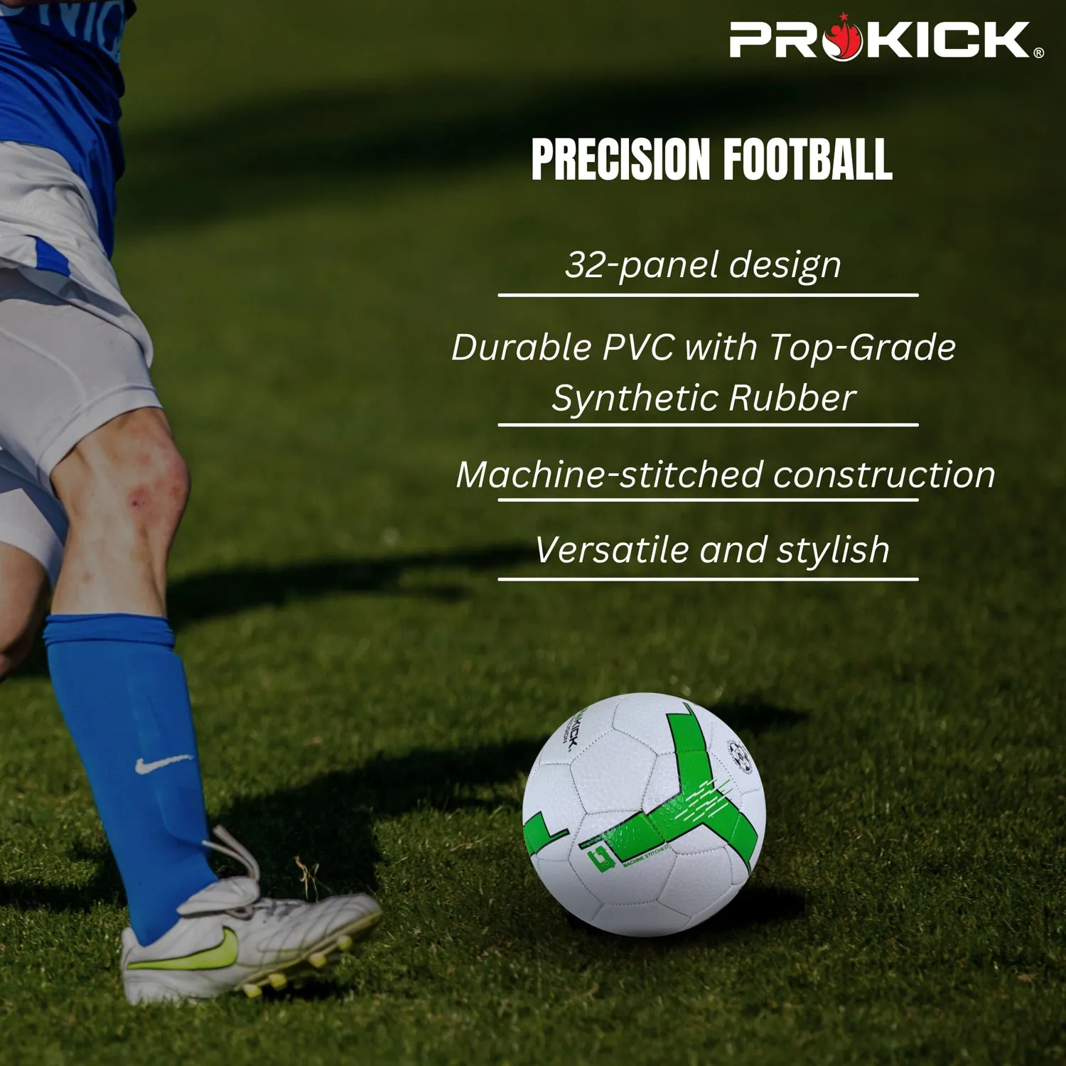 Prokick Precision Machine Stitched 32 Panel Footballs