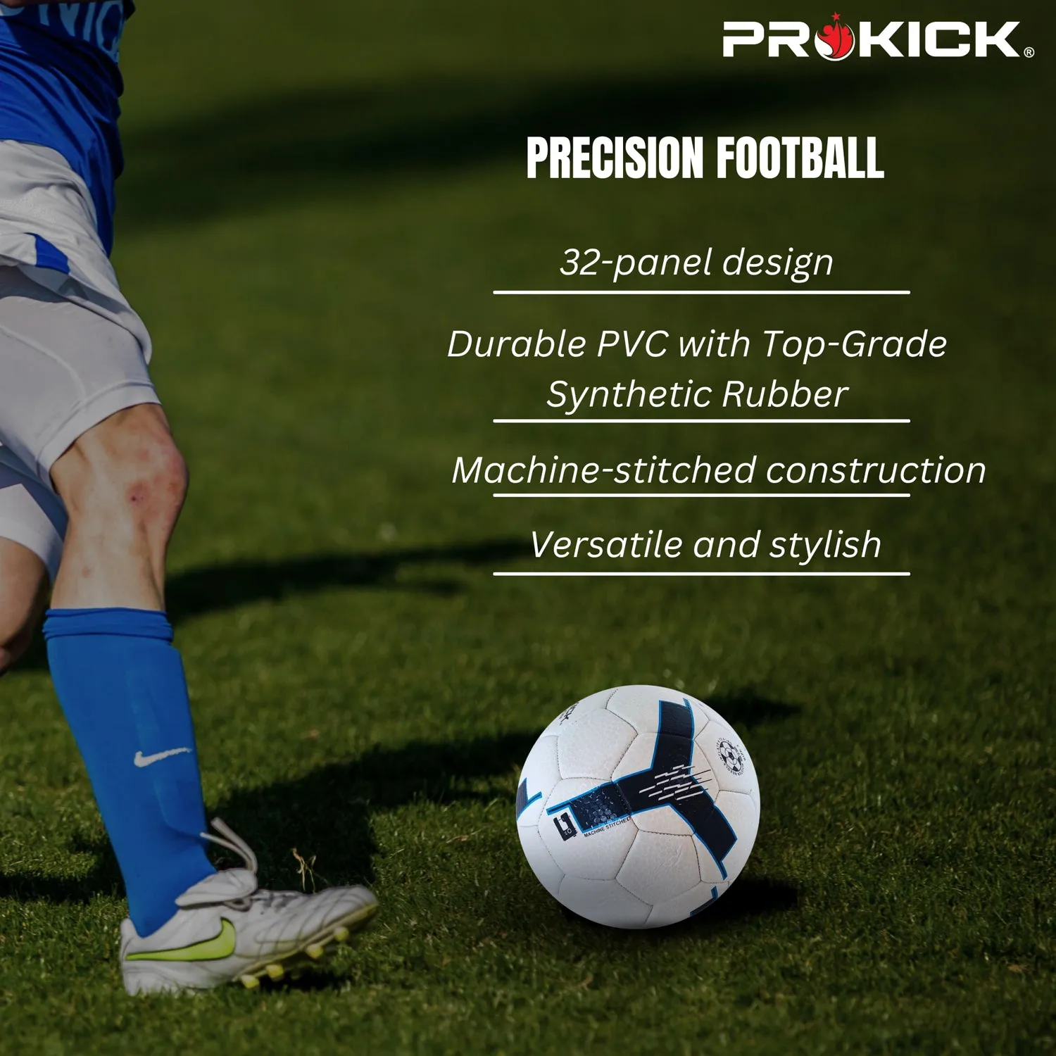 Prokick Precision Machine Stitched 32 Panel Footballs