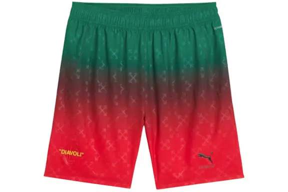 PUMA x CHRISTIAN PULISIC AC MILAN x OFF-WHITE Authentic Shorts - Red/Black