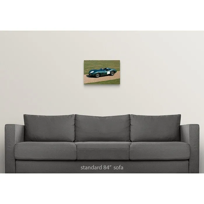 "1957 Aston Martin DBR2 4.2 litre V12 sports racing 2-seater" Canvas Wall Art