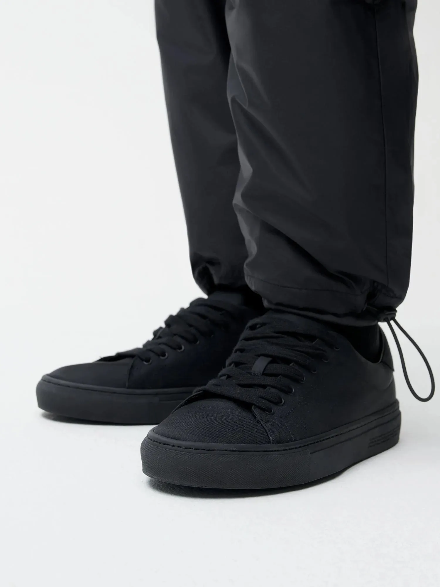 Recycled Nylon Sneakers—black