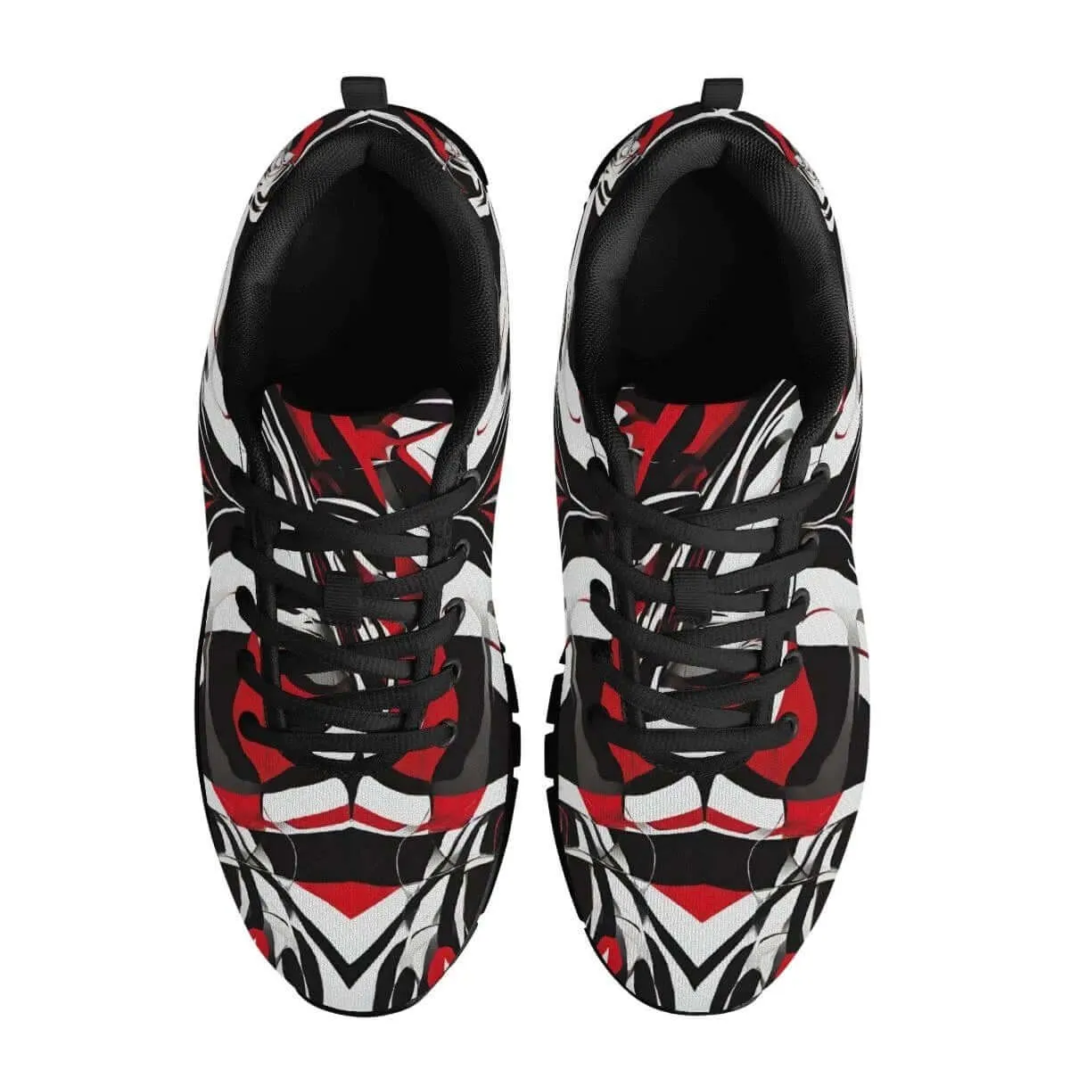 Red White and Black Men's Shoes