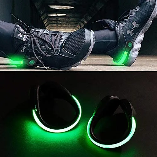 Reflective Color Changing LED Shoe Clip Light for Running, Jogging, Walking, Biking