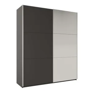 Riley 200cm Sliding Door Wardrobe Graphite