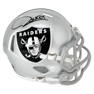 Rocket Ismail Signed Las Vegas Raiders Speed Mini Football Helmet (Beckett)