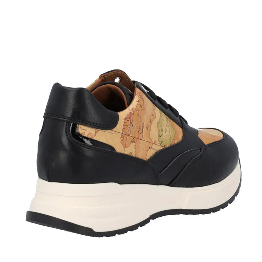 Scarpe Donna 1A Classe Alviero Martini Sneakers Running colore Black e Geo Classic 1709