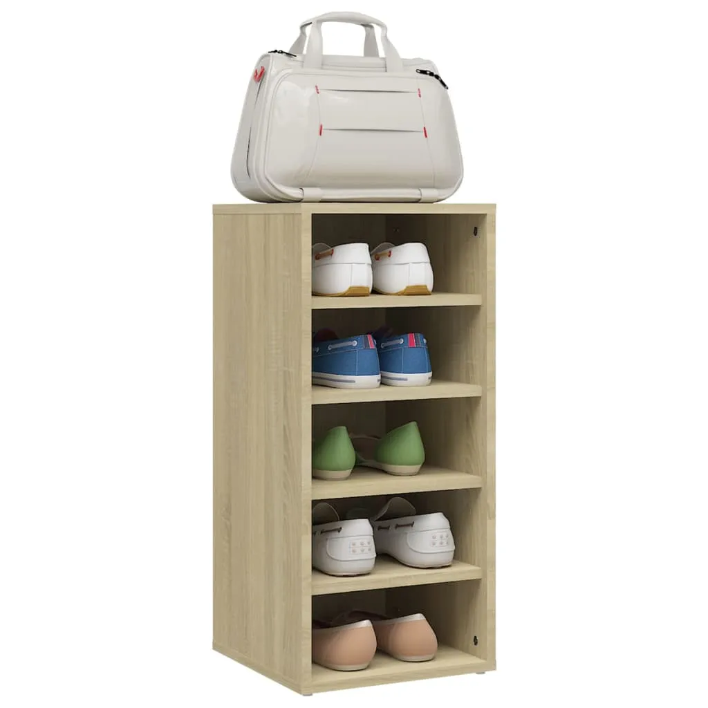 Shoe Cabinet Sonoma Oak 31.5x35x70 cm Engineered Wood