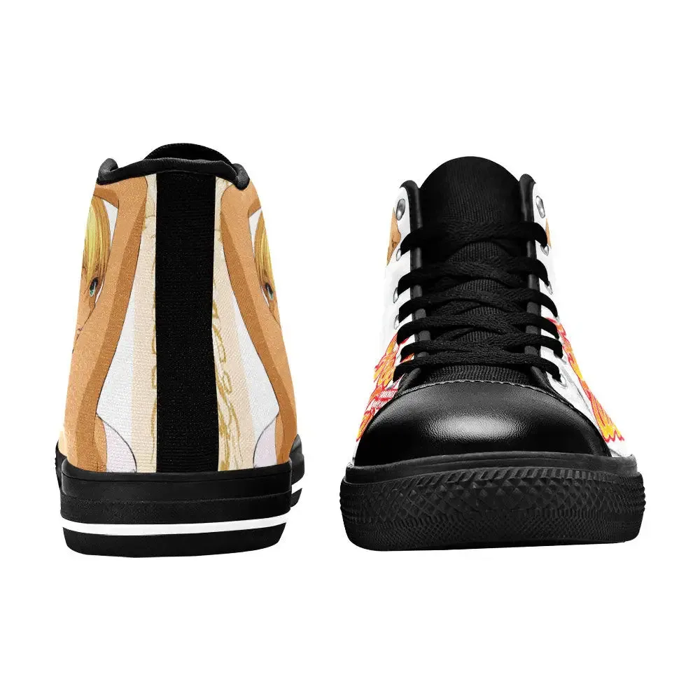 Shokugeki no Souma Ikumi Mito Shoes High Tops Sneakers for Kids and Adults