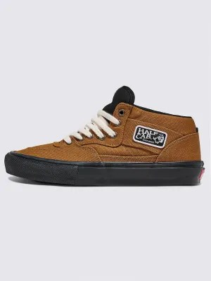 Skate Half Cab Duck Canvas Golden Brown/Black Shoes