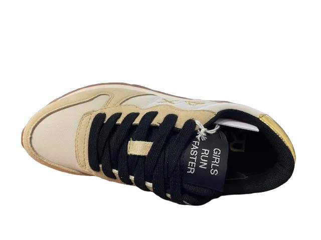 Sun68 sneakers da donna Ally Gold Z42202 31 bianco panna