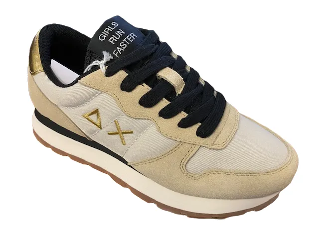 Sun68 sneakers da donna Ally Gold Z42202 31 bianco panna