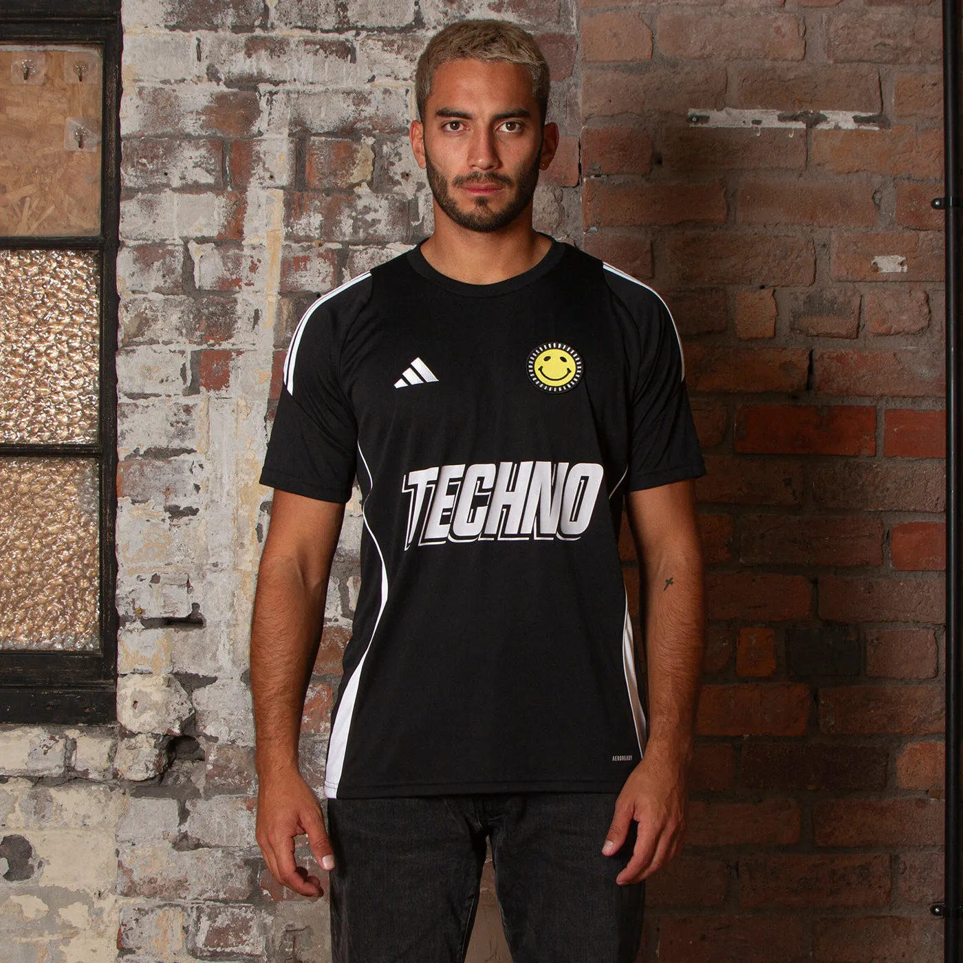 Techno United FC Tiro 24 - Training Jersey - Black/White