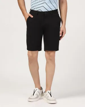 TechPro Casual Black Solid Shorts - Serry