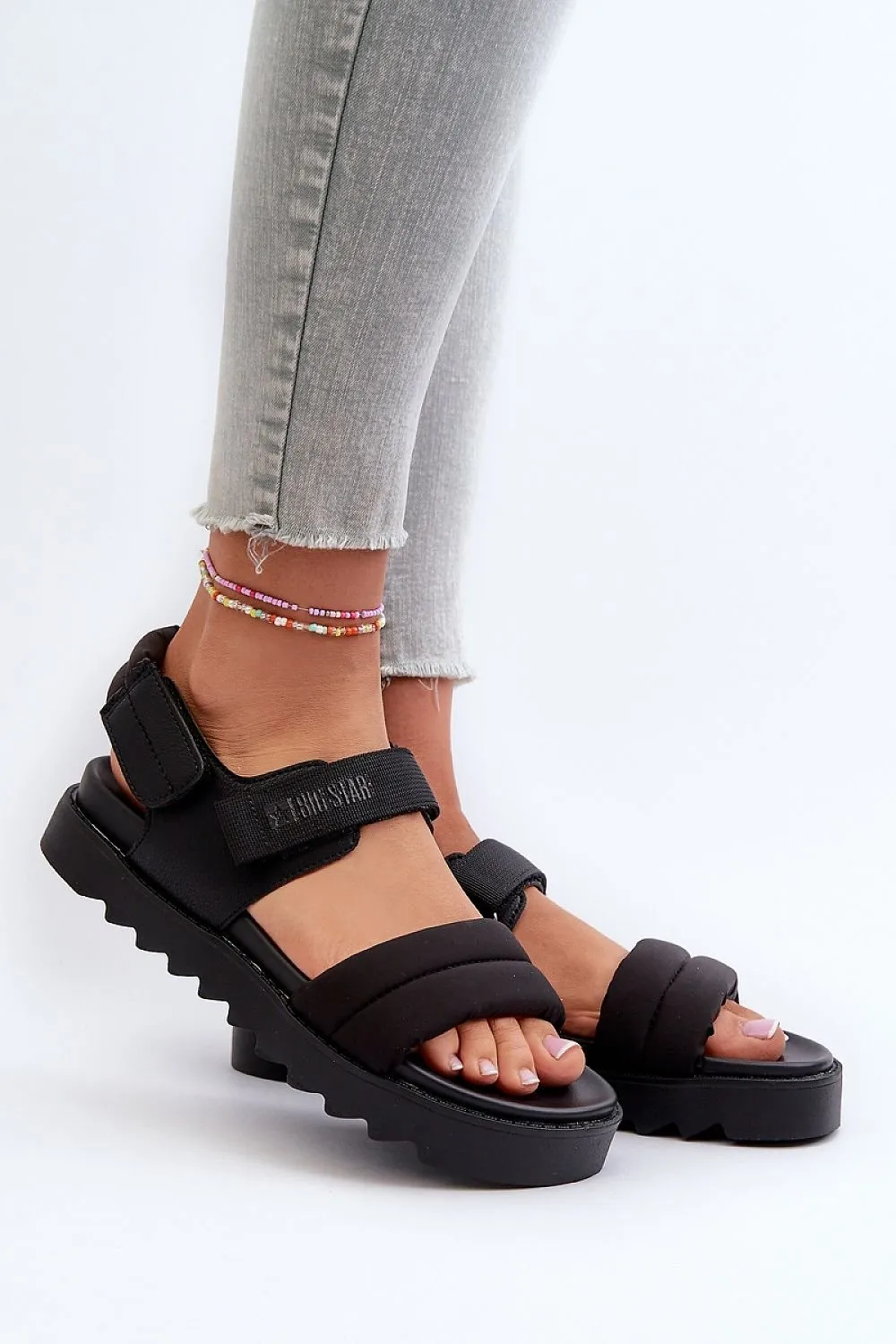 TEEK - Strappy Cush Sandals