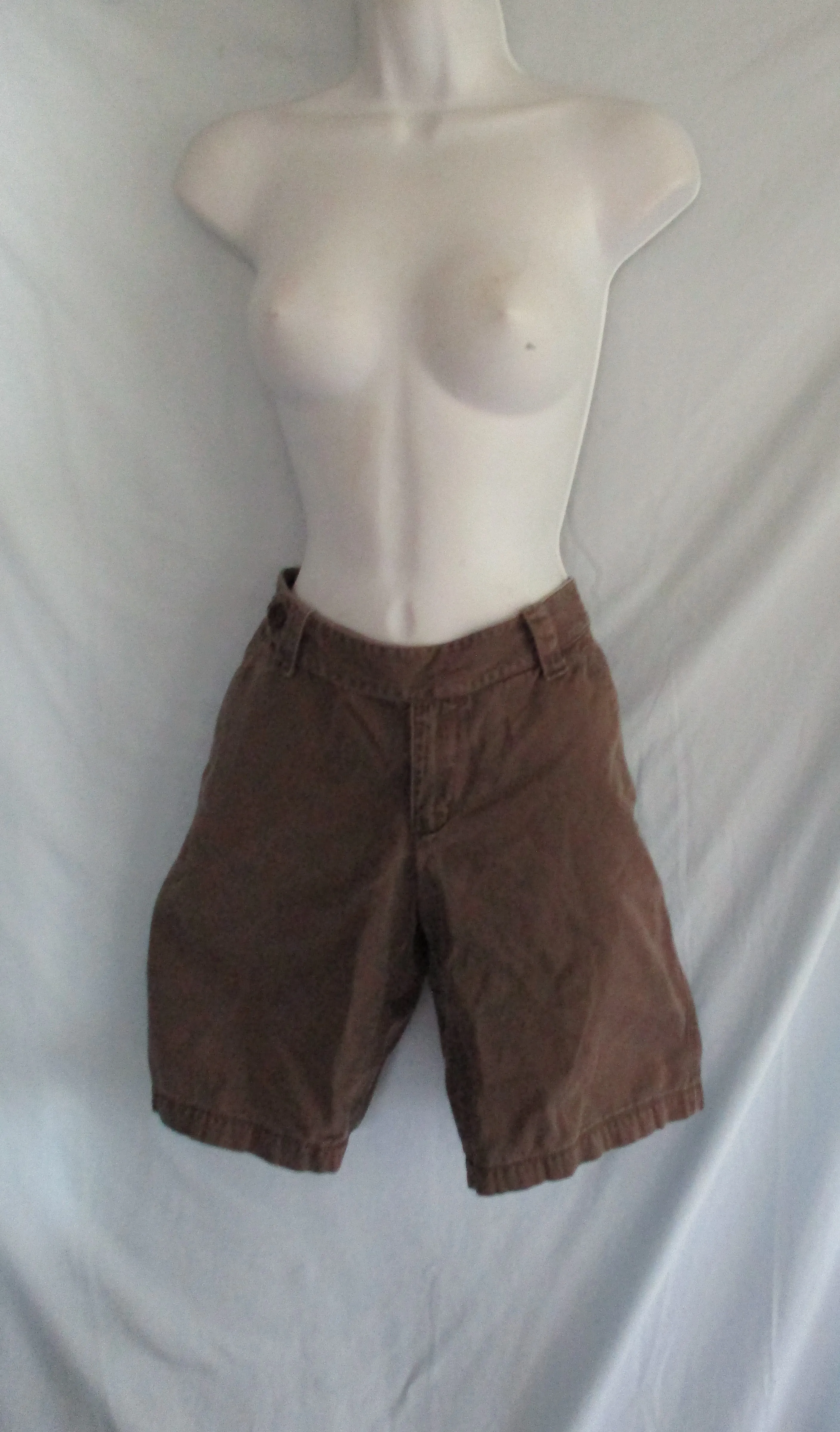 THE NORTH FACE Active Wear Hiking 100% Cotton Shorts BROWN 6