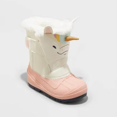 Toddler Girls' Frankie Winter Boots - Cat & Jack Pink 7T