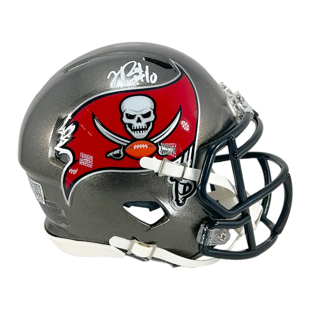 Trey Palmer Signed Tampa Bay Buccaneers Speed Mini Football Helmet (JSA)